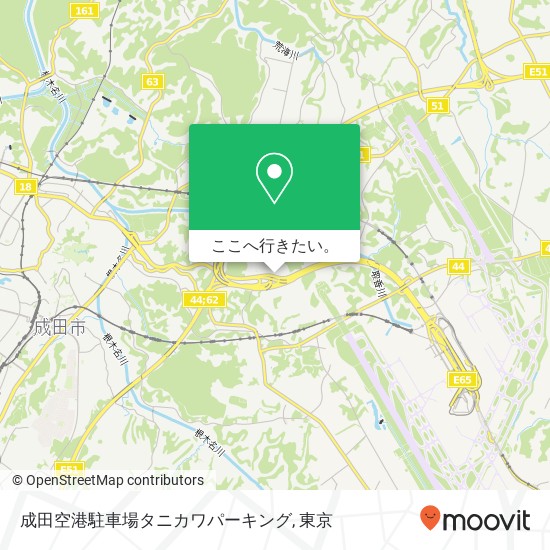 成田空港駐車場タニカワパーキング地図