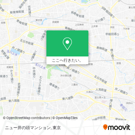 ニュー井の頭マンション地図