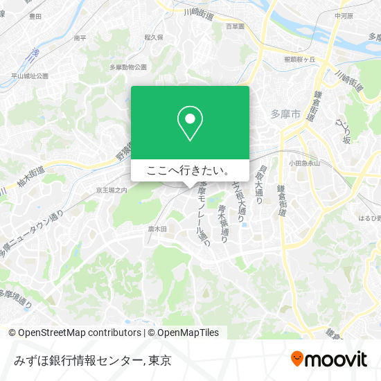 みずほ銀行情報センター地図