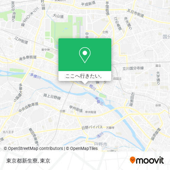 東京都新生寮地図