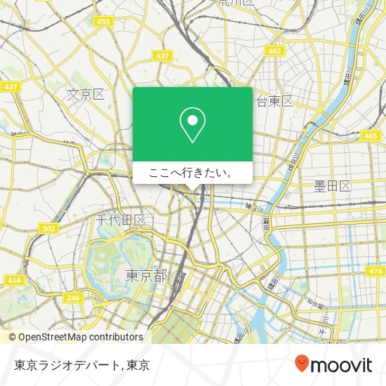 東京ラジオデパート地図