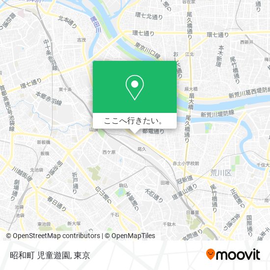 昭和町 児童遊園地図