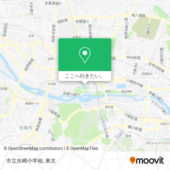 市立矢崎小学校地図