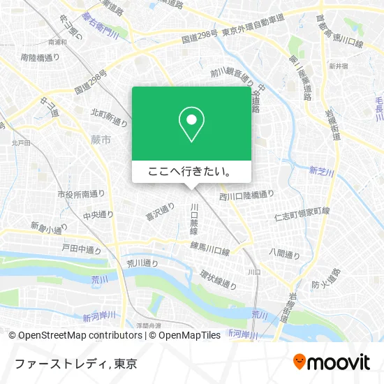 ファーストレディ地図