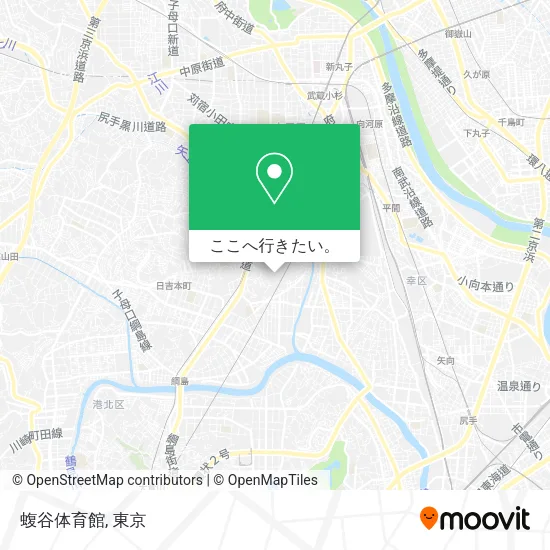 蝮谷体育館地図