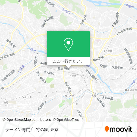 ラーメン専門店 竹の家地図