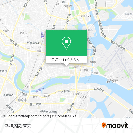 幸和病院地図