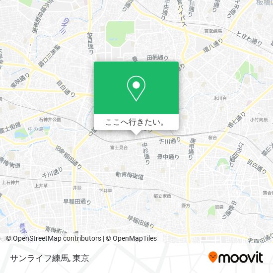 サンライフ練馬地図