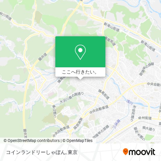 コインランドリーしゃぼん地図