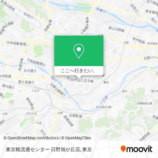 東京靴流通センター 日野旭が丘店地図