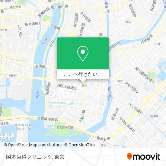 岡本歯科クリニック地図