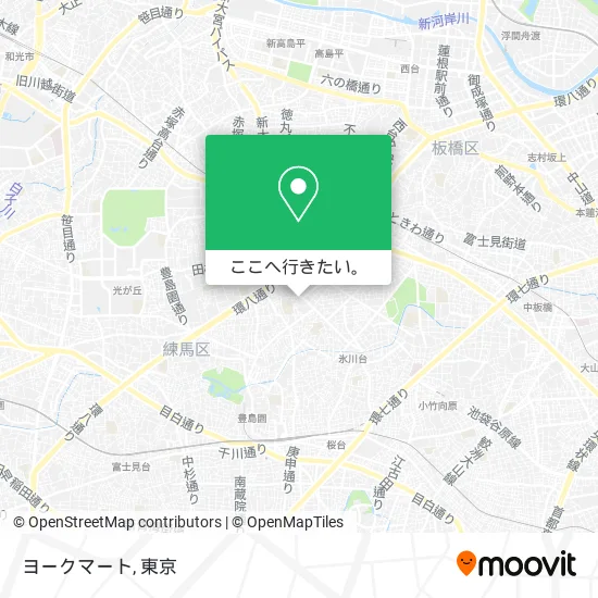 ヨークマート地図
