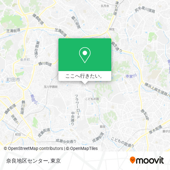 奈良地区センター地図