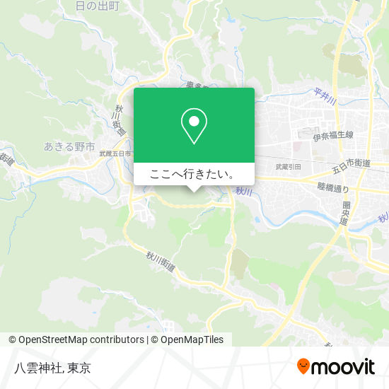 八雲神社地図