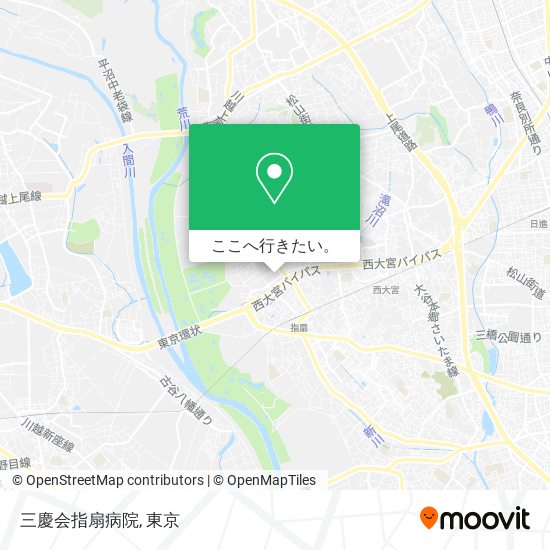 三慶会指扇病院地図