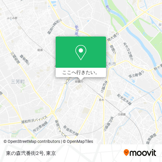 東の森弐番街2号地図