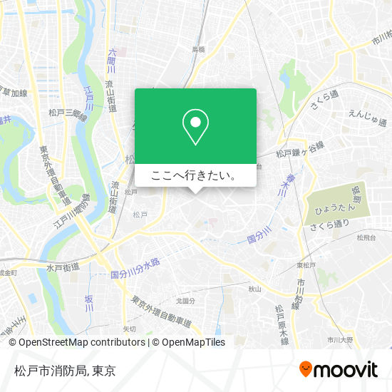 松戸市消防局地図