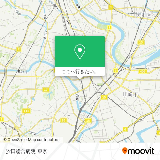 汐田総合病院地図