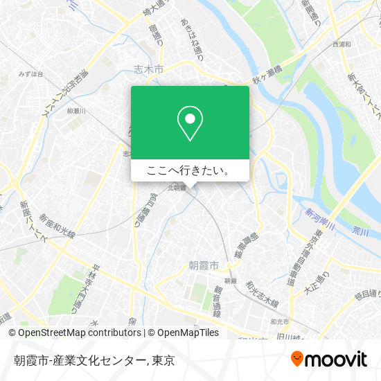 朝霞市-産業文化センター地図
