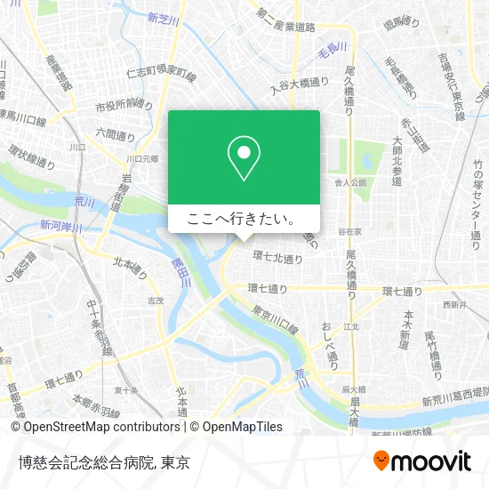 博慈会記念総合病院地図
