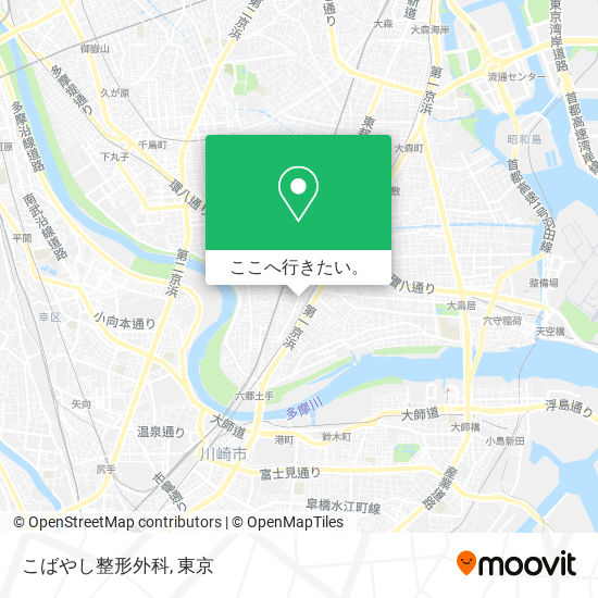 こばやし整形外科地図