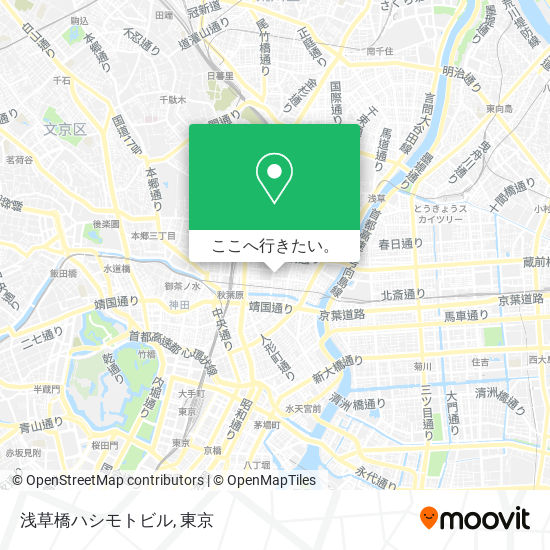 浅草橋ハシモトビル地図