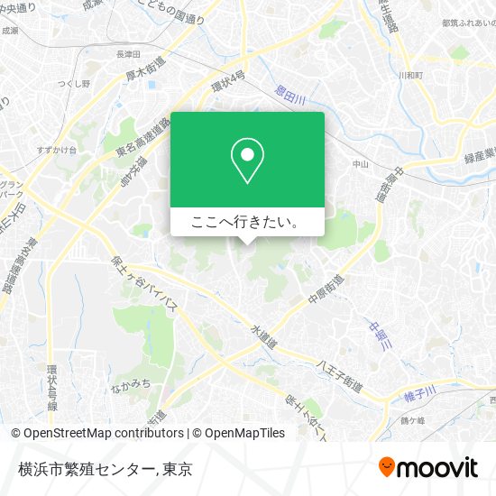 横浜市繁殖センター地図