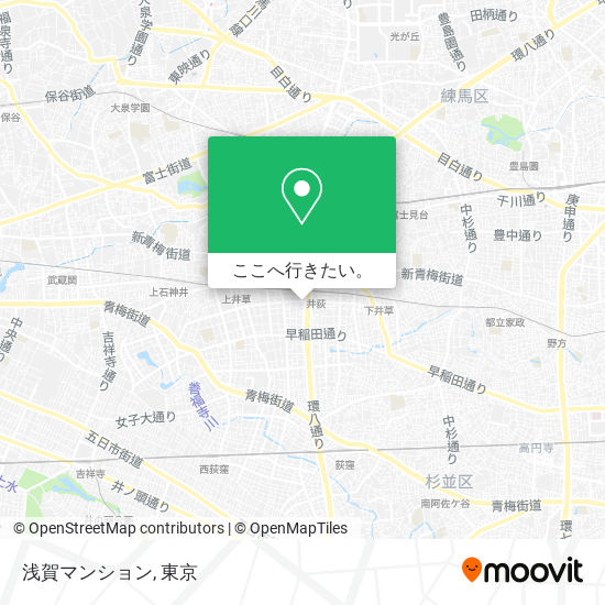 浅賀マンション地図