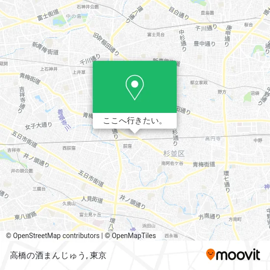 高橋の酒まんじゅう地図