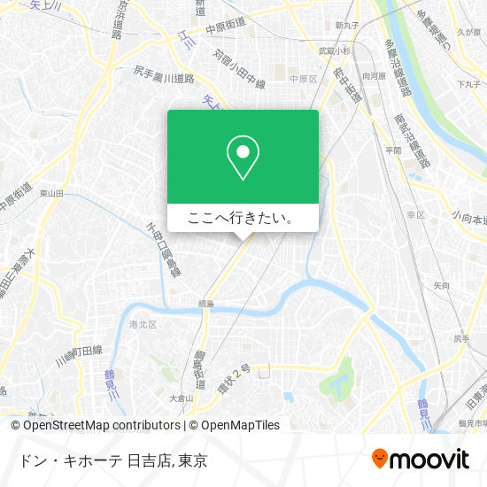 ドン・キホーテ 日吉店地図
