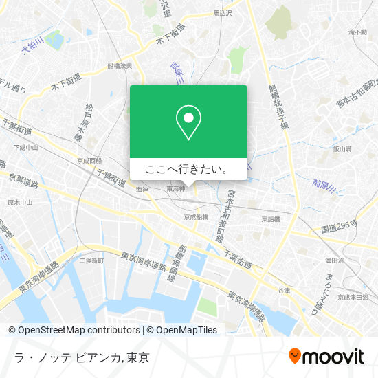 ラ・ノッテ ビアンカ地図