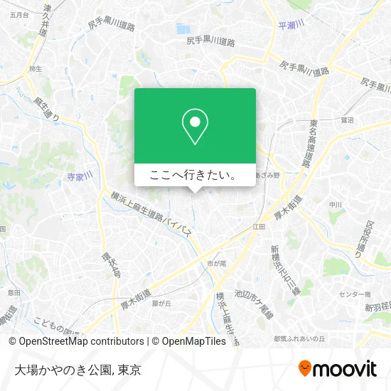 大場かやのき公園地図