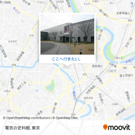 電気の史料館地図