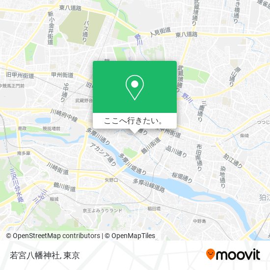若宮八幡神社地図