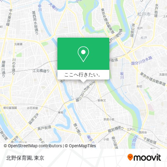 北野保育園地図