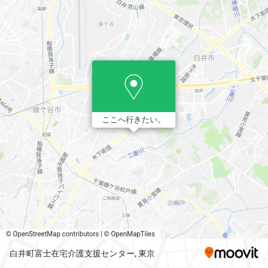 白井町富士在宅介護支援センター地図