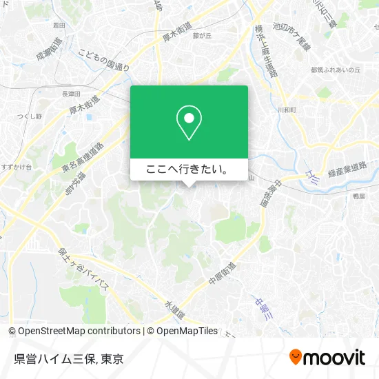 県営ハイム三保地図