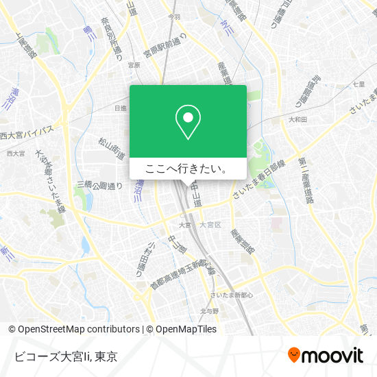 ビコーズ大宮Ii地図