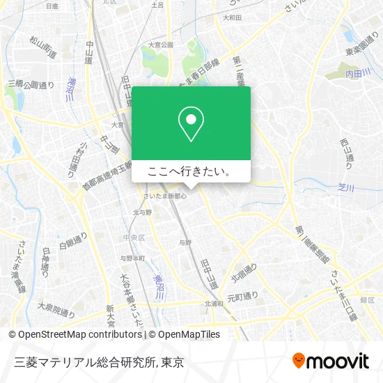 三菱マテリアル総合研究所地図