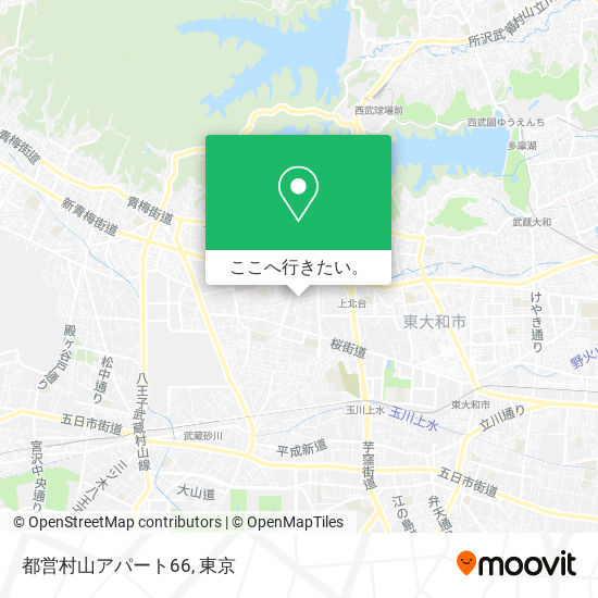 都営村山アパート66地図