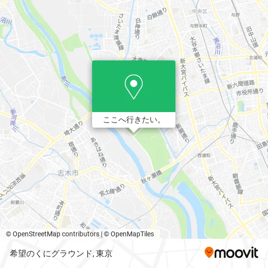 希望のくにグラウンド地図