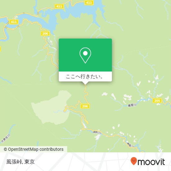 風張峠地図