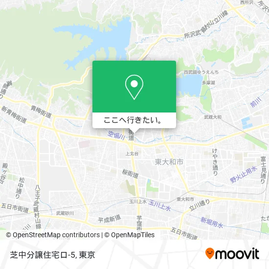 芝中分譲住宅ロ-5地図