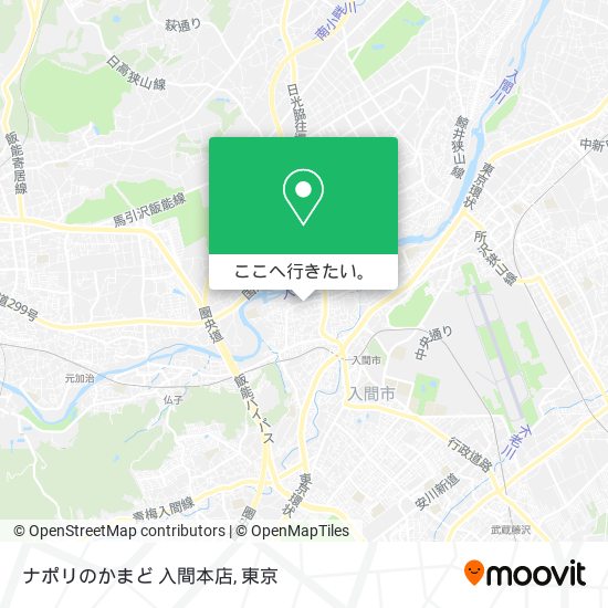 ナポリのかまど 入間本店地図
