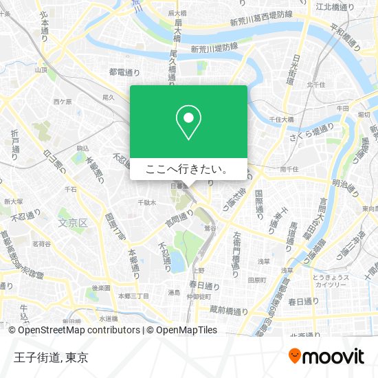 王子街道地図