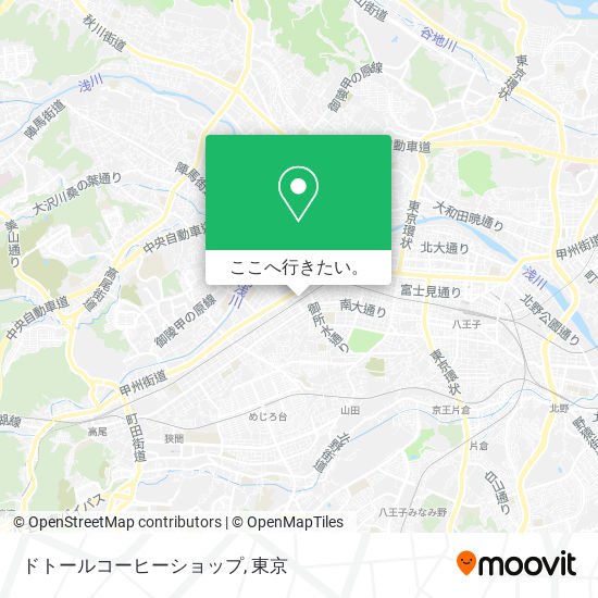 ドトールコーヒーショップ地図