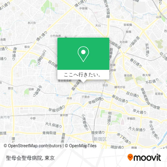 聖母会聖母病院地図