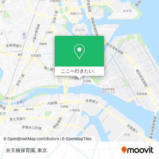 弁天橋保育園地図