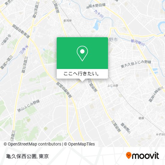 亀久保西公園地図