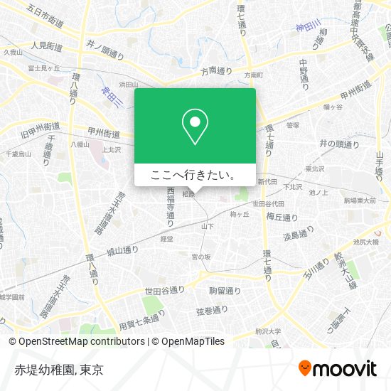赤堤幼稚園地図